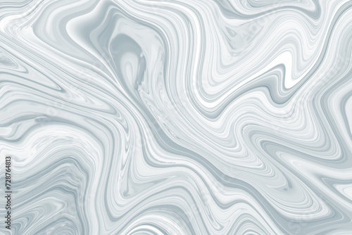 Fototapeta Naklejka Na Ścianę i Meble -  Light gray abstract watercolor marble background. wavy splash brush art wallpaper.