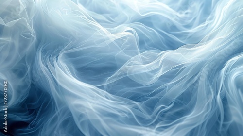 An ethereal backdrop with soft, swirling patterns, reminiscent of a gentle ev...