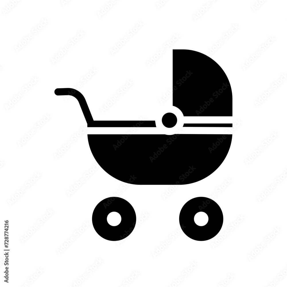 baby carriage - vector icon baby carriage - vector icon