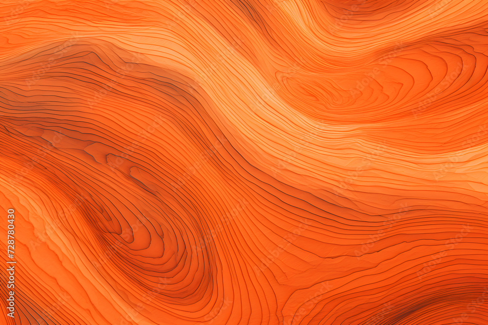 Orange Wood Grain Textured Surface Orange Wood Grain Textured Surface
