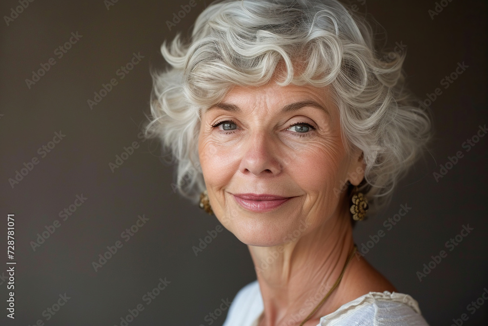 home portrait of senior person