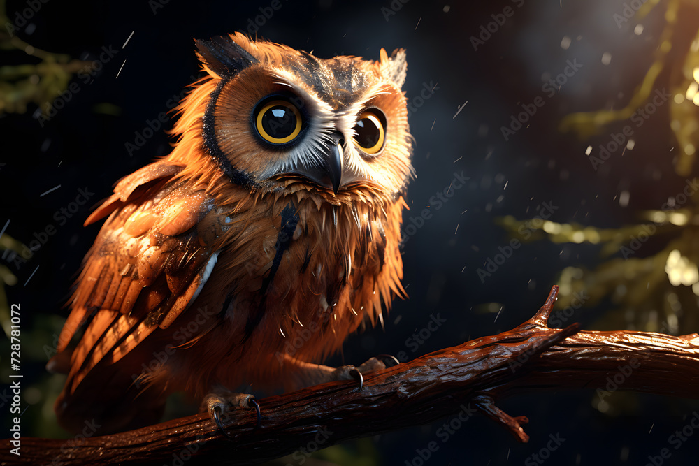 European Eagle Owl's Portrait European Eagle Owl's Portrait