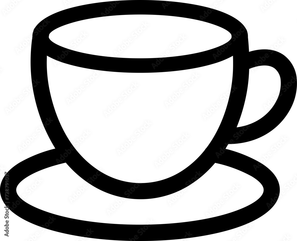 cup of coffee icon on white background cup of coffee icon on white background