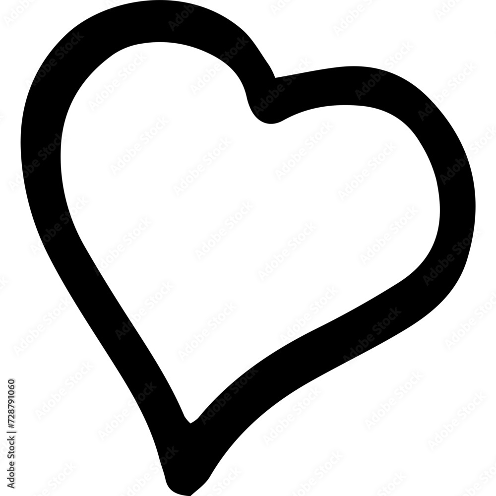 Tlit heart icon on a white background Tlit heart icon on a white background