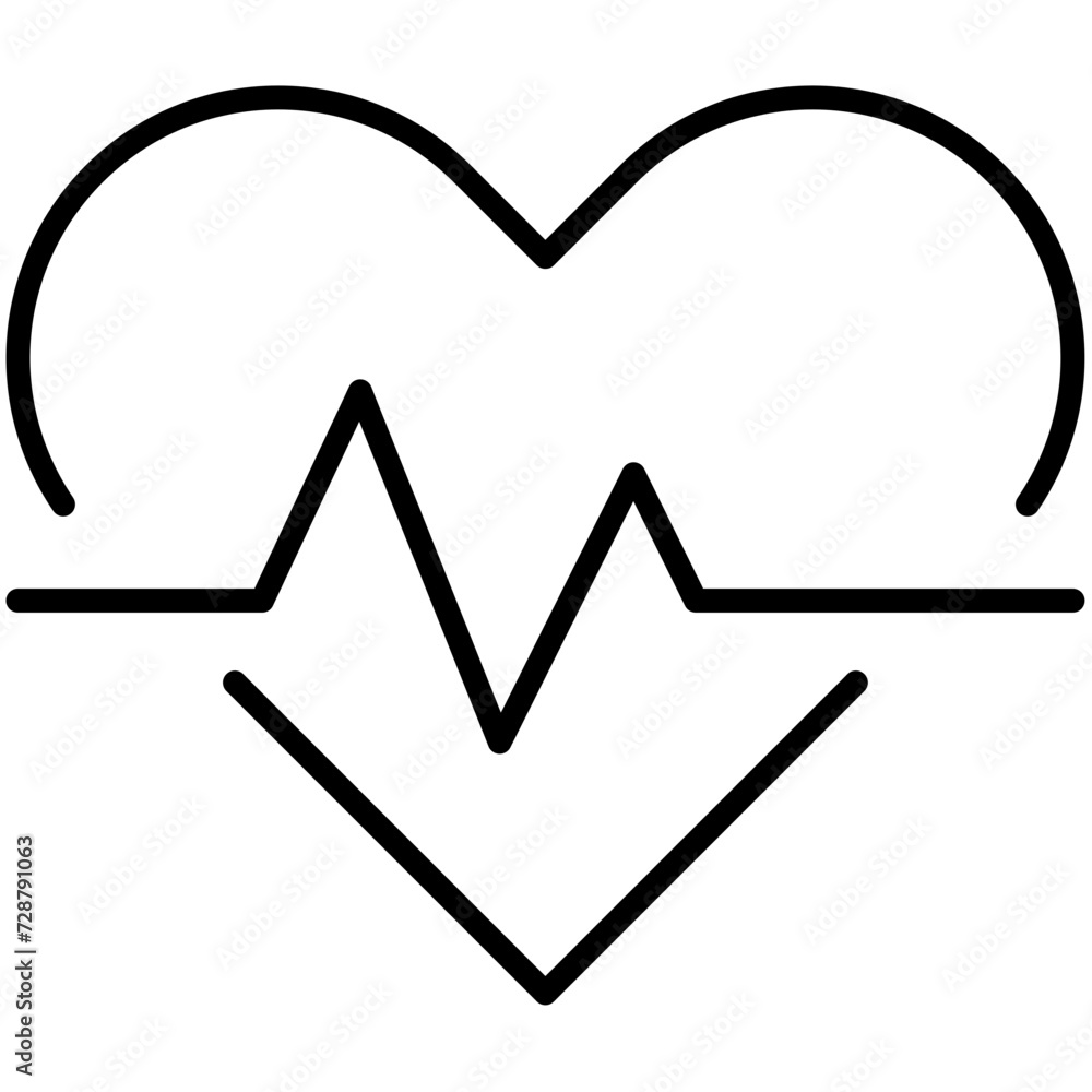 heart and arrow icon on a white background heart and arrow icon on a white background