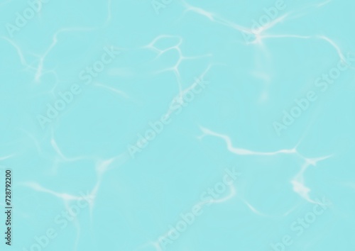 Water Illustration, Pool Summer Ocean Waves, Graphic Art Background Texture, Bright Blue Cropped Water Waves