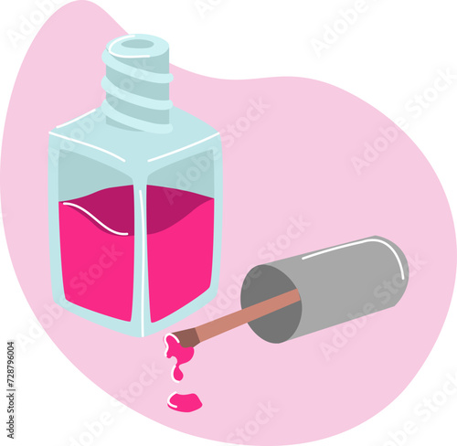 Nail polish, commonly known as nail lacquer or nail enamel, is a cosmetic product applied to the nails for color and decoration, enhancing the overall appearance of the hands