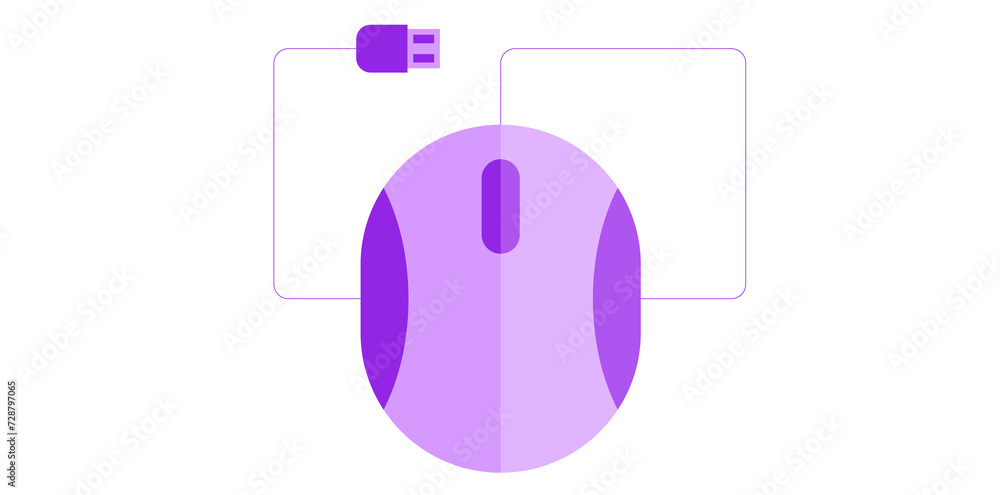 Computer Mouse Icon Isolated On White Background, Electronic Device Vector Illustration.
Computer Mouse Icon Isolated On White Background, Electronic Device Vector Illustration.