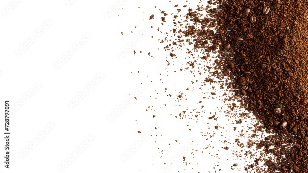 Scattered Coffee Beans	