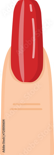 Form nail studio icon cartoon vector. Trendy stylish. Acrylic shaped