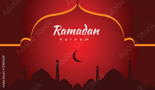 Vector ramadan kareem eid background illustration