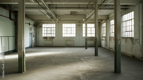 empty industrial building