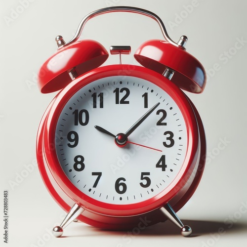  alarm clock isolated on white