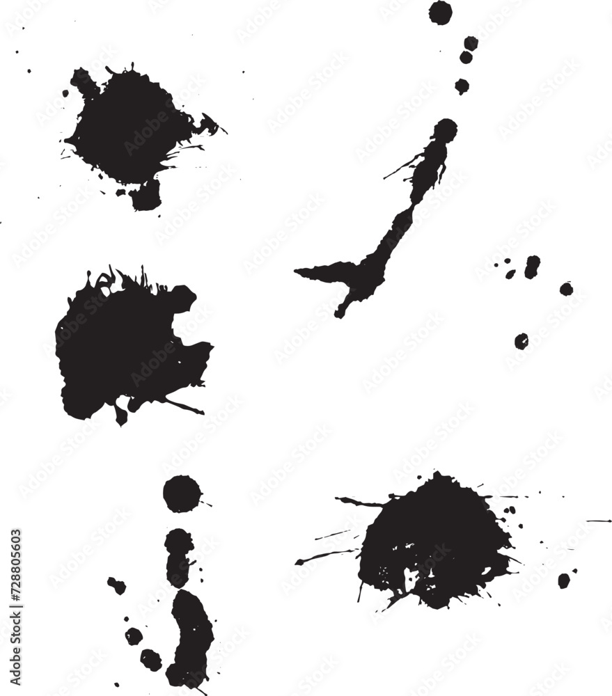 black ink splat