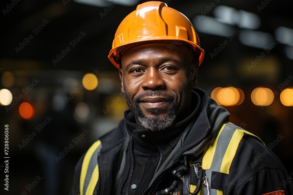 Engineering Expertise: A Black Industry Maintenance Engineer Stands Tall, Demonstrating Proficiency and Commitment to Ensuring Smooth Operations in the Industry Engineering Expertise: A Black Industry Maintenance Engineer Stands Tall, Demonstrating Proficiency and Commitment to Ensuring Smooth Operations in the Industry
