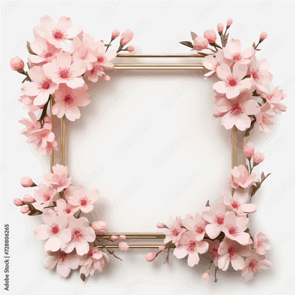 pink cherry blossom border pink cherry blossom border
