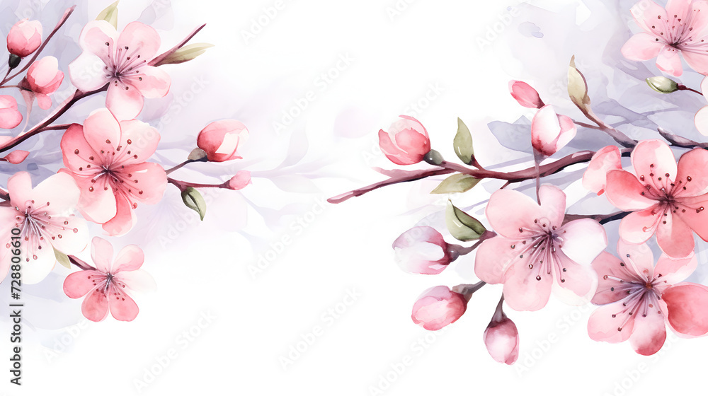 free cherry blossom flowers water color, pastel color with white background,  Free Photo,,
Set of cherry blossom flowers isolated on white background

