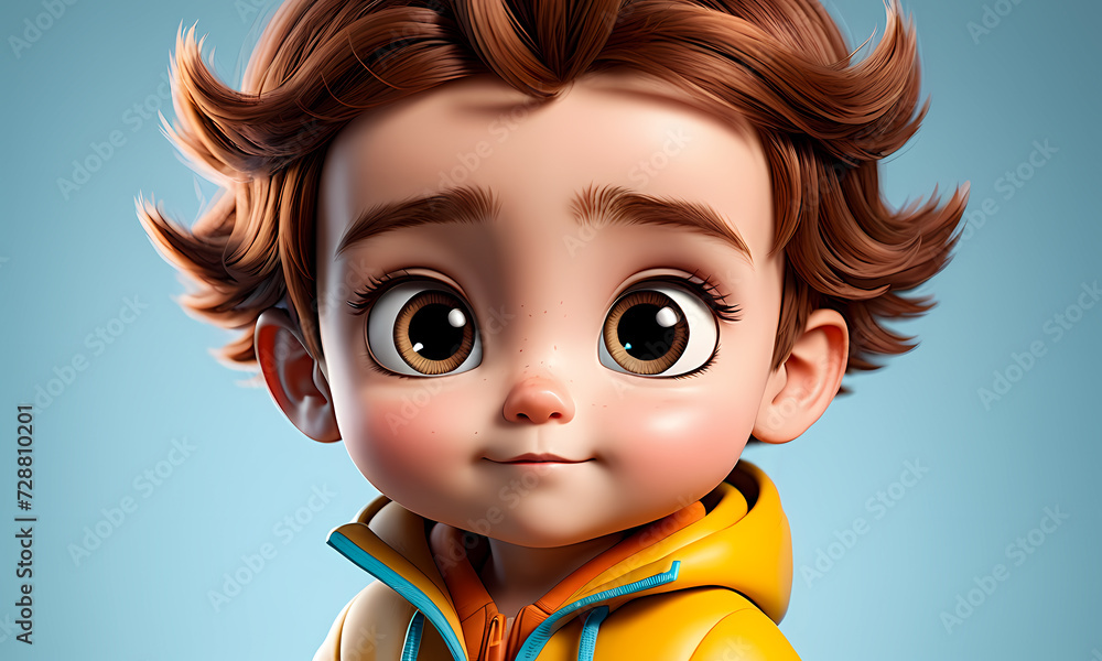Cartoon 3d character, cartoon illustration , wallpaper for kids , cute cartoon character background Cartoon 3d character, cartoon illustration , wallpaper for kids , cute cartoon character background