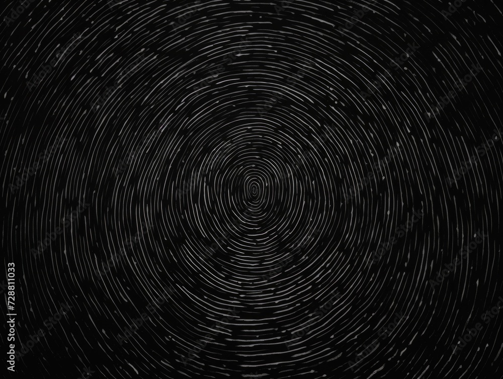 A black and white image of a star trail. Generative AI. A black and white image of a star trail. Generative AI.