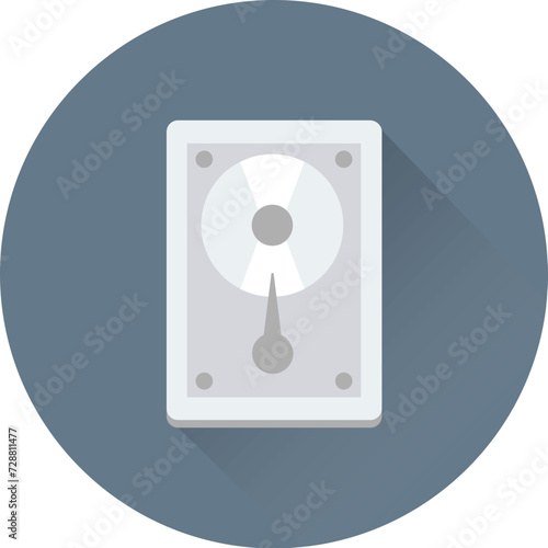 Hard Disk Vector Icon 