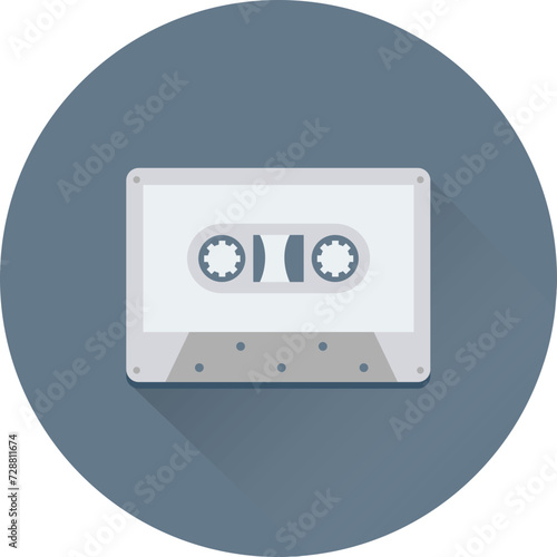 Audio Cassette Vector Icon