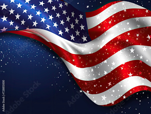 Abstract Fourth of July America Memorial day Veterans Day background
