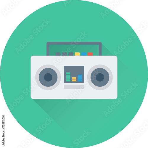 Boombox Vector Icon 