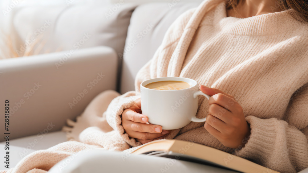 A Cozy Moment with Coffee and a Book A Cozy Moment with Coffee and a Book