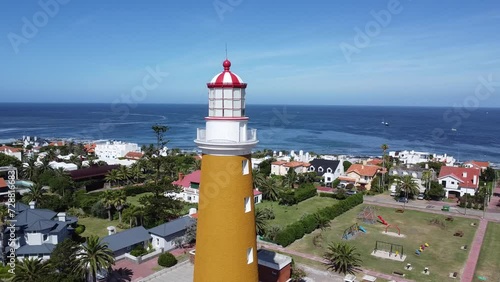Vista aerea del faro de Punta del Este, Malonado, Uruguay