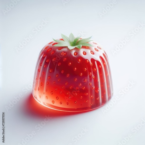 marmalade jelly with strawberries