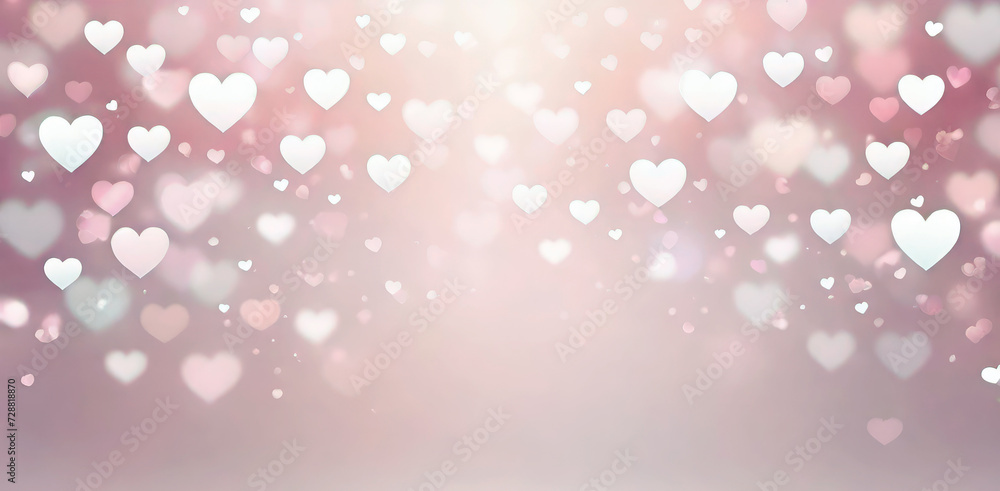 Valentines Day hearts abstract holiday background. Pastel blurred heart shaped lights texture.
St.Valentine's Day,Love Wedding wallpaper.Banner for design with copy space.AI generated. Valentines Day hearts abstract holiday background. Pastel blurred heart shaped lights texture.
St.Valentine's Day,Love Wedding wallpaper.Banner for design with copy space.AI generated.