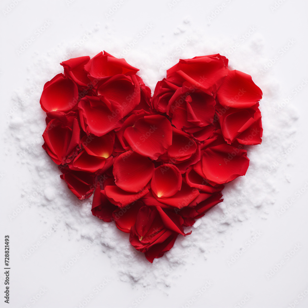 Blossoming Love: A Heart of Roses Blossoming Love: A Heart of Roses