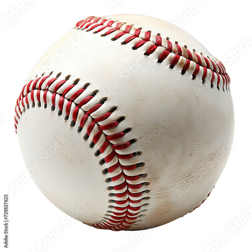 Baseball ball isolated on transparent background