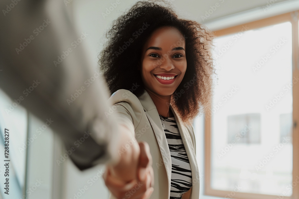 © sailorsoul33 - Business, career and placement concept. Job offer. Happy woman getting new job offer © sailorsoul33 - Business, career and placement concept. Job offer. Happy woman getting new job offer