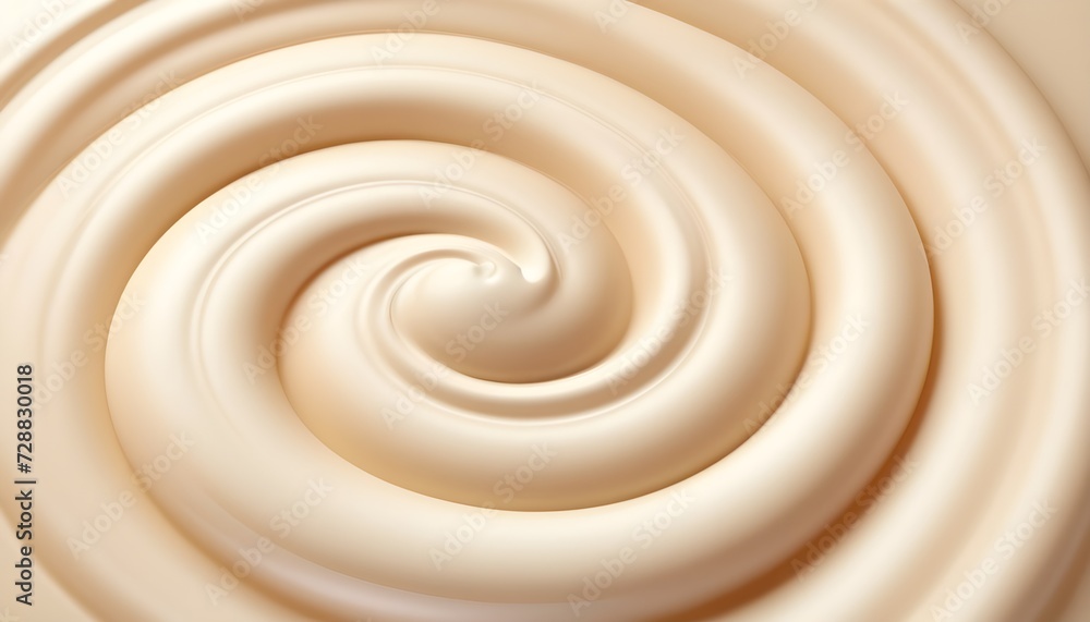 Soft cream swirl background. 3d. Soft cream swirl background. 3d.