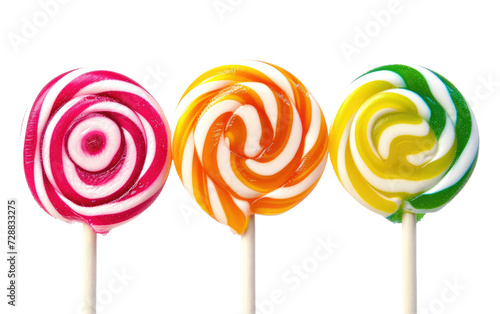 Diverse Candy Pop isolated on transparent Background