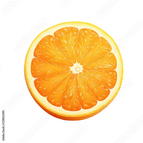 Orange Slice Isolated on a ...