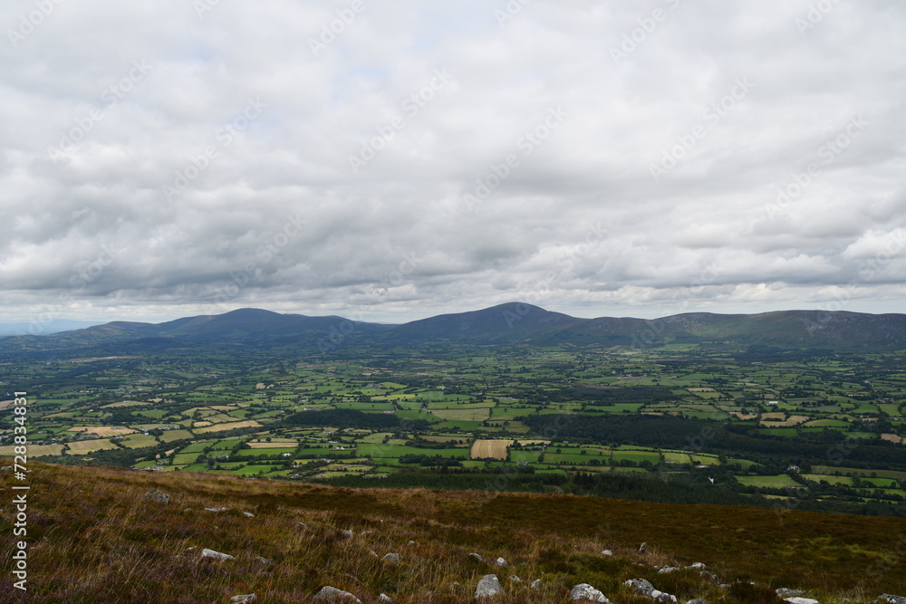 View from Brandon hill, County Kilkenny, Ireland