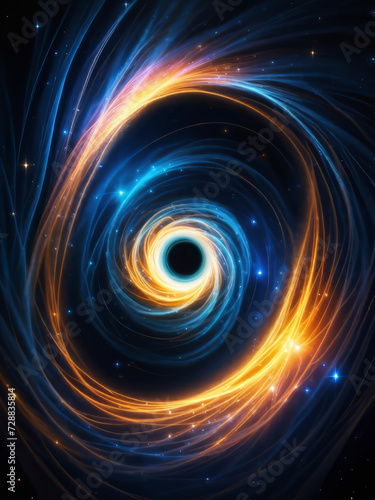 Vortex in space abstract background