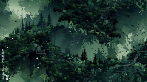 Digital art of a futuristic forest cityscape

Intricate digital art depicting a futuristic city seamlessly integrated within a dense forest, ideal for conceptual illustrations and environmental themes