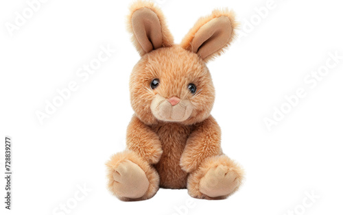 Charming Teddy Rabbit isolated on transparent Background