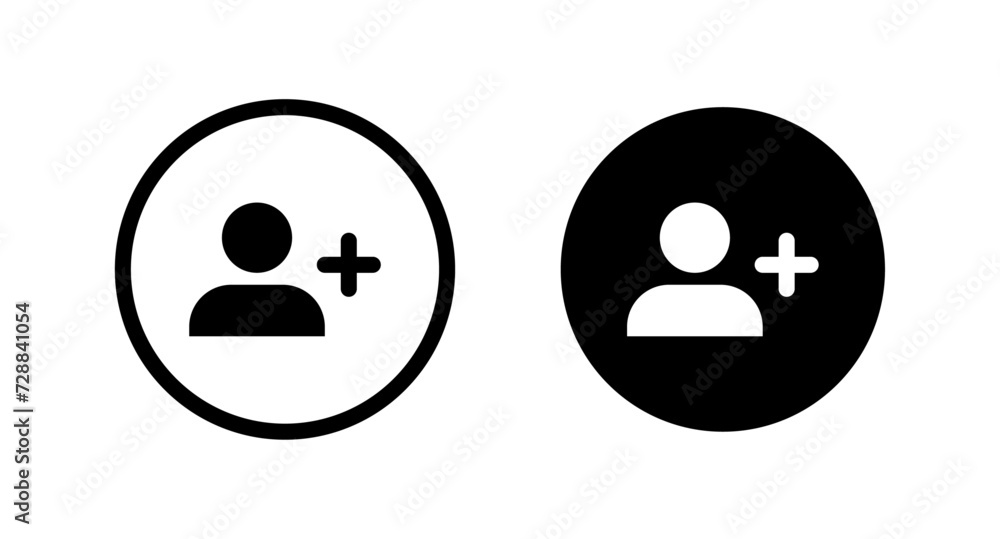 Add new user icon set Add new user icon set