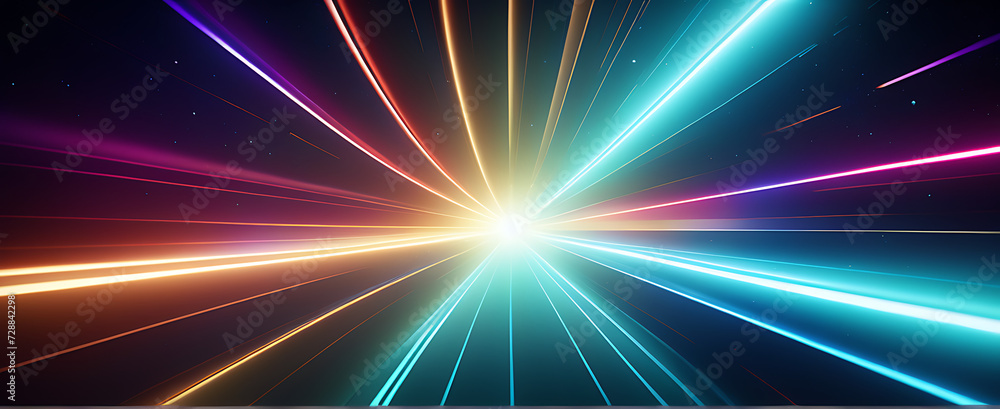 Lightspeed, hyperspace, space warp background. Colorful streaks of light gathering towards the event horizon. Lightspeed, hyperspace, space warp background. Colorful streaks of light gathering towards the event horizon.