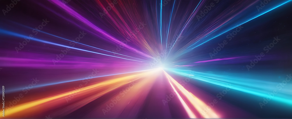 Lightspeed, hyperspace, space warp background. Colorful streaks of light gathering towards the event horizon. Lightspeed, hyperspace, space warp background. Colorful streaks of light gathering towards the event horizon.