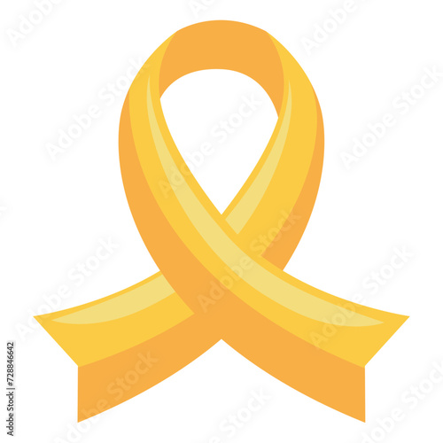 childhood cancer day ribbon