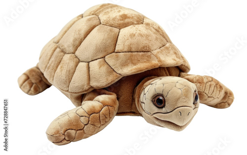 Adorable Teddy Turtle isolated on transparent Background