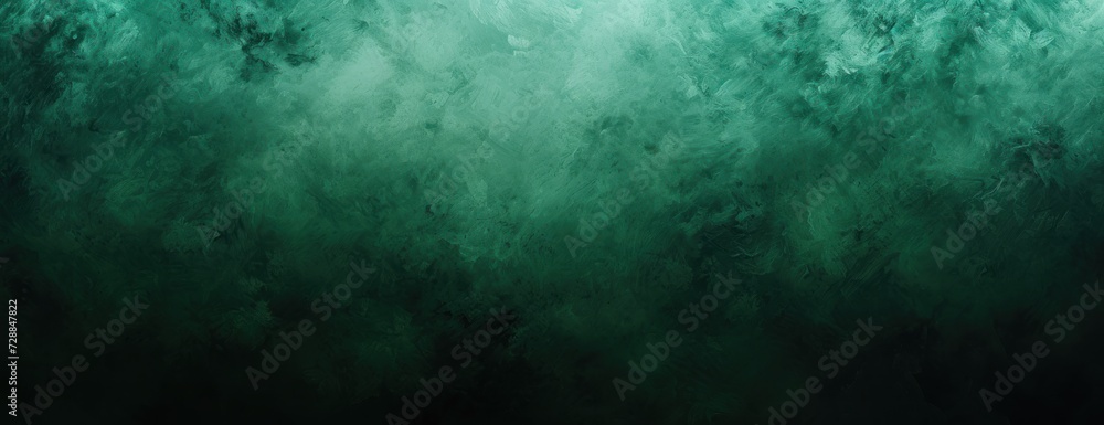 Obraz premium Painting of Green and Black Background