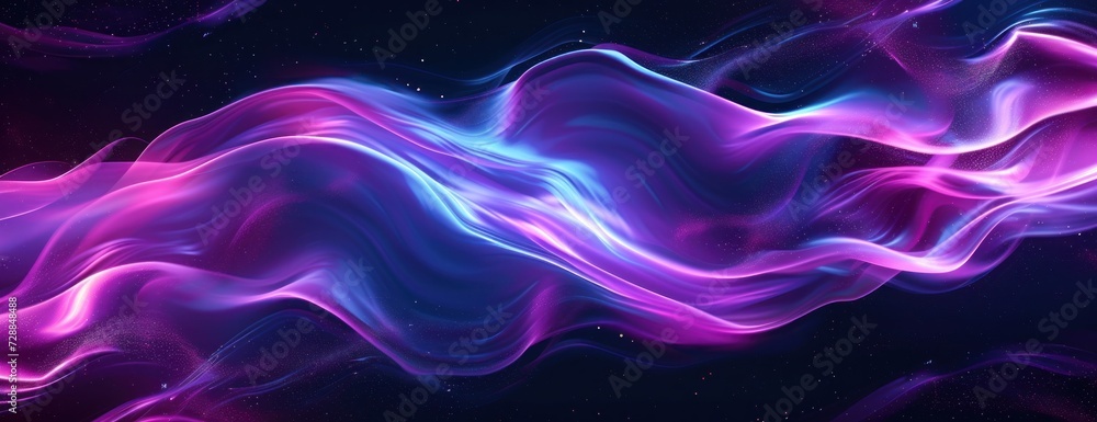 Abstract Purple and Blue Background With Waves Abstract Purple and Blue Background With Waves