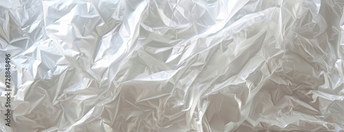 Close-up of a White Plastic Bag