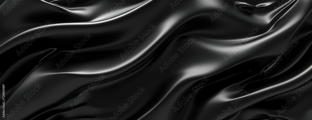 Wavy Fabric in Black and White